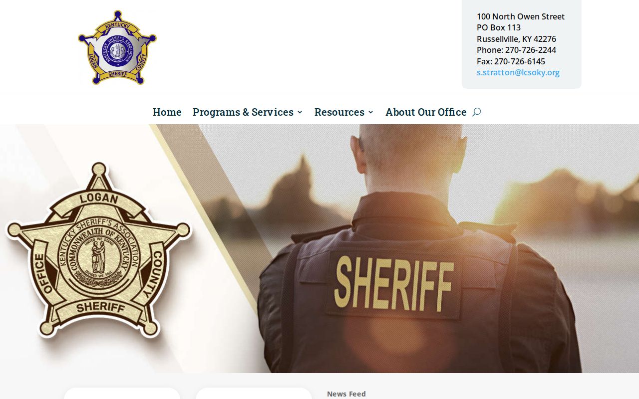 Logan County Sheriff official arrest records resource